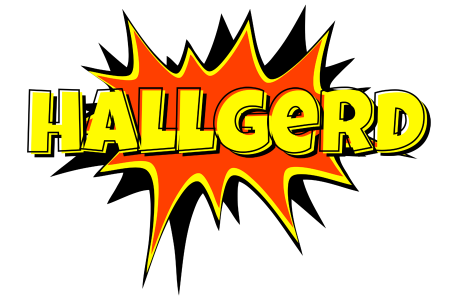 Hallgerd bazinga logo