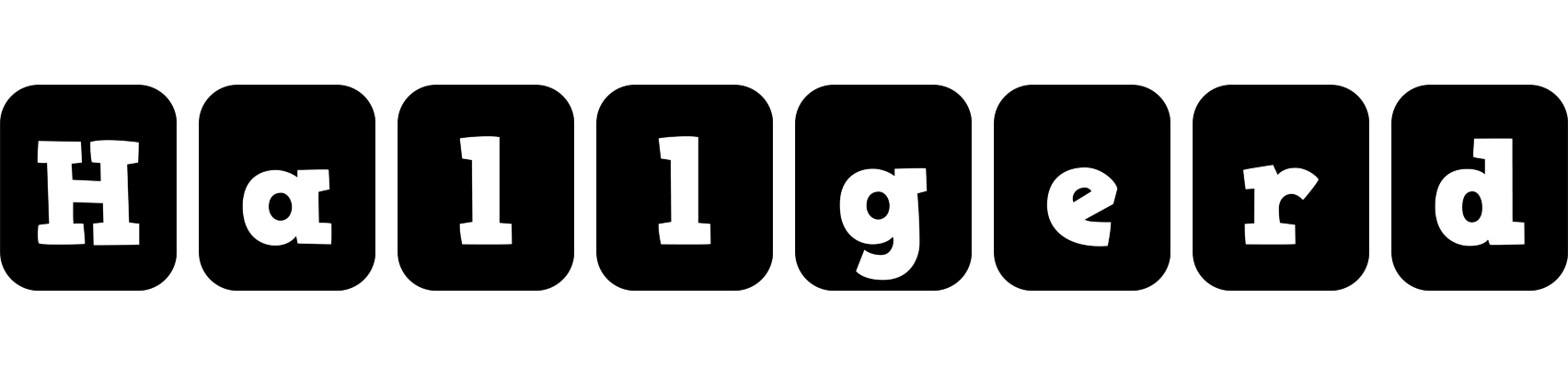 Hallgerd box logo