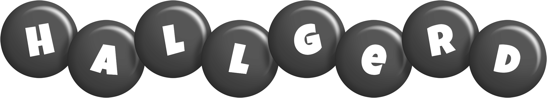 Hallgerd candy-black logo