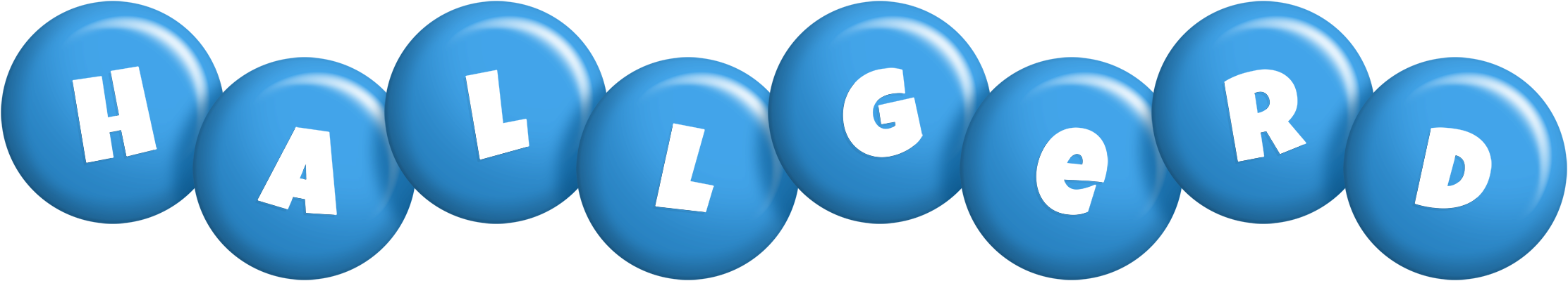 Hallgerd candy-blue logo