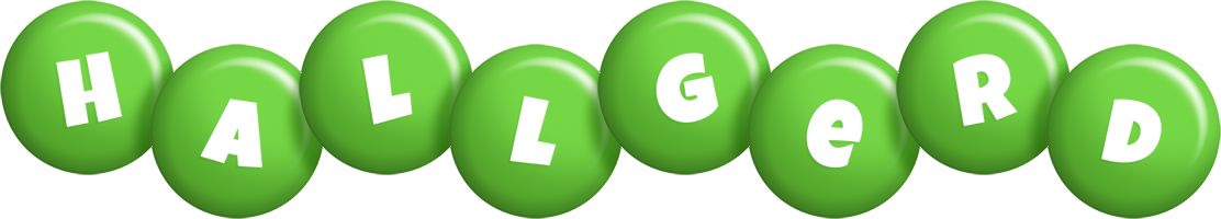 Hallgerd candy-green logo