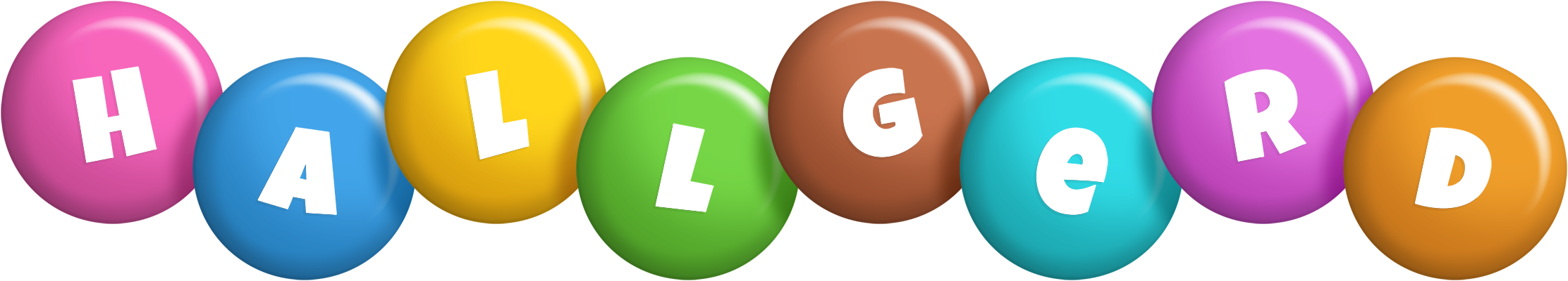 Hallgerd candy logo