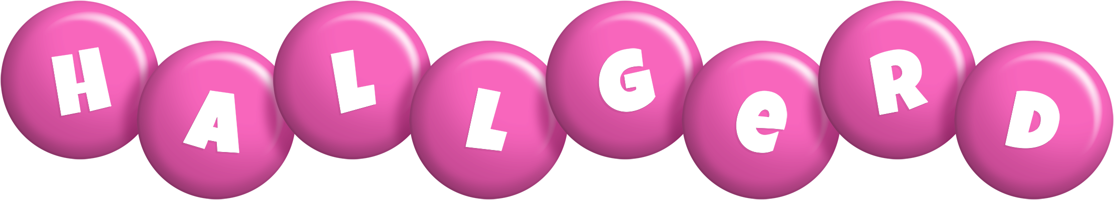 Hallgerd candy-pink logo