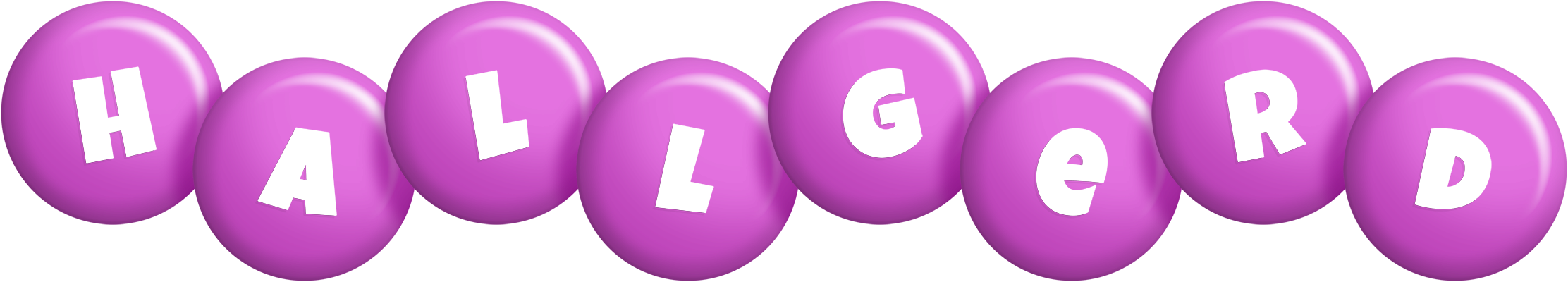 Hallgerd candy-purple logo