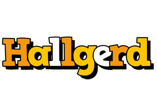 Hallgerd cartoon logo