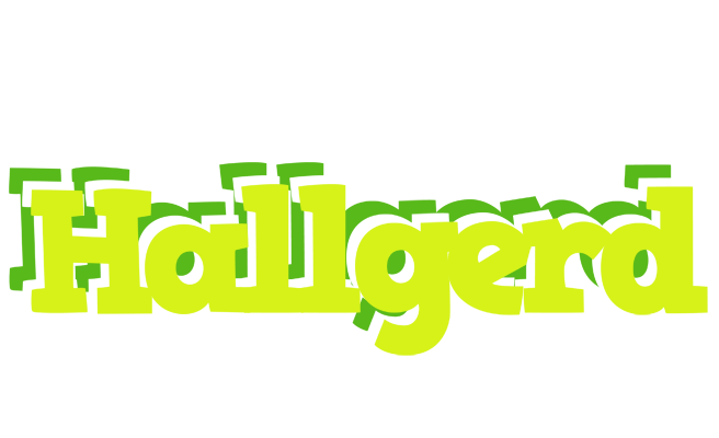 Hallgerd citrus logo