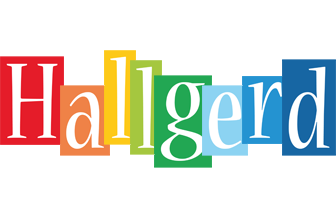 Hallgerd colors logo