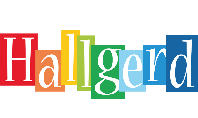 Hallgerd colors logo
