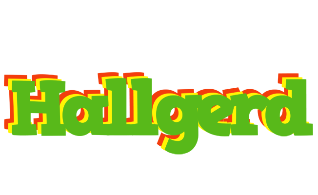 Hallgerd crocodile logo