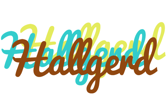 Hallgerd cupcake logo