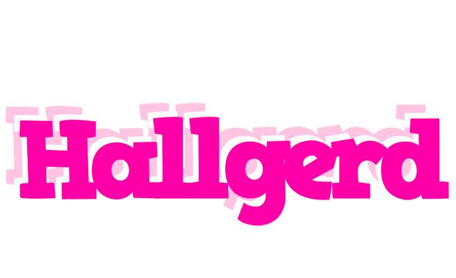 Hallgerd dancing logo