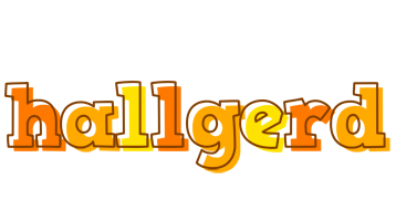 Hallgerd desert logo