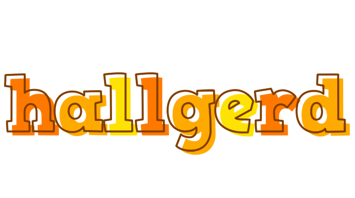 Hallgerd desert logo