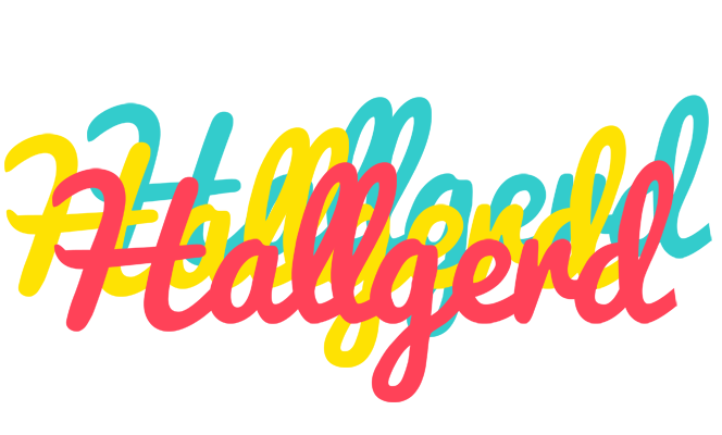 Hallgerd disco logo