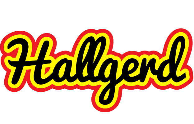 Hallgerd flaming logo