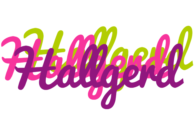 Hallgerd flowers logo
