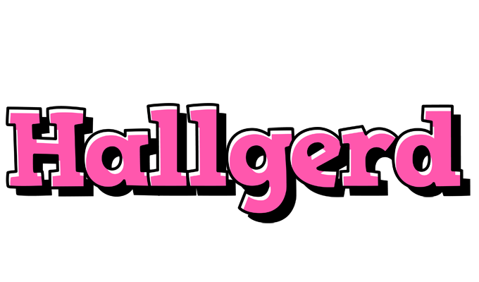 Hallgerd girlish logo