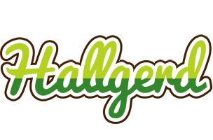 Hallgerd golfing logo