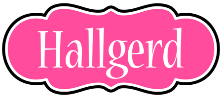 Hallgerd invitation logo