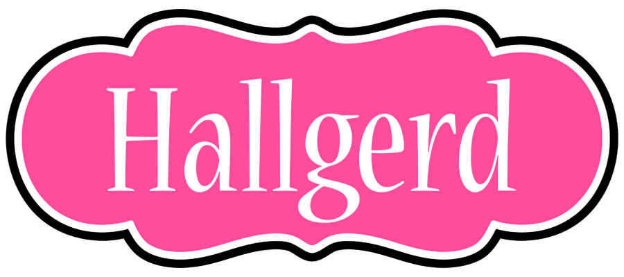 Hallgerd invitation logo