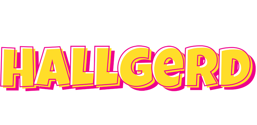 Hallgerd kaboom logo