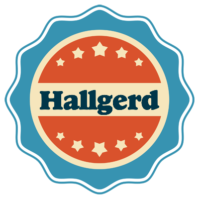 Hallgerd labels logo