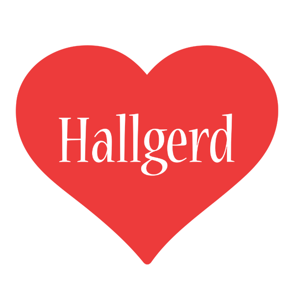 Hallgerd love logo