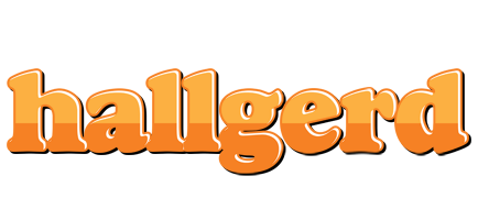 Hallgerd orange logo