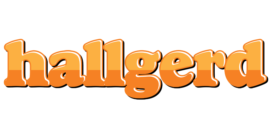 Hallgerd orange logo