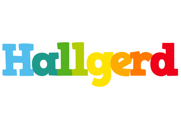 Hallgerd rainbows logo