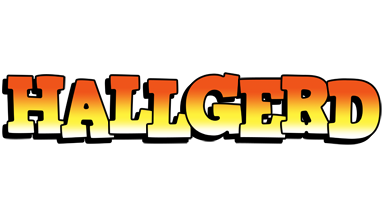 Hallgerd sunset logo