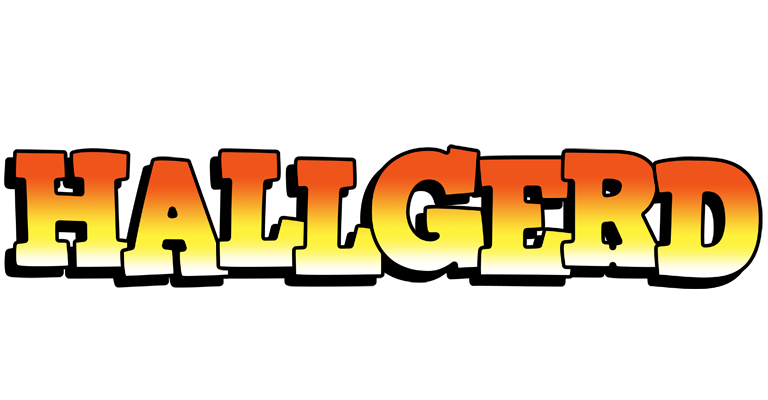 Hallgerd sunset logo
