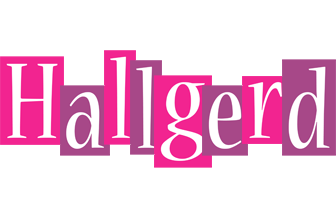 Hallgerd whine logo