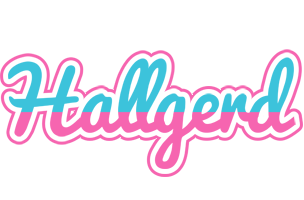 Hallgerd woman logo