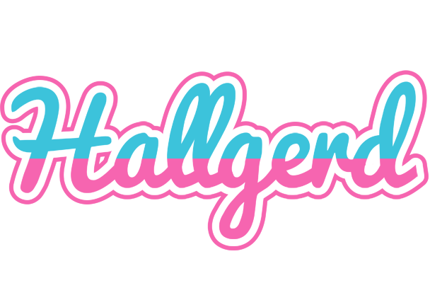 Hallgerd woman logo