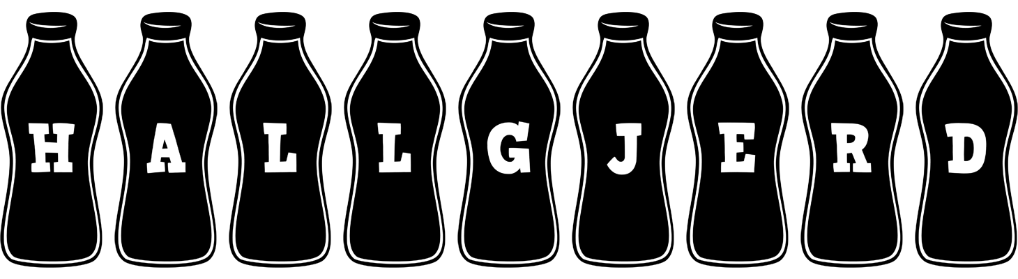 Hallgjerd bottle logo