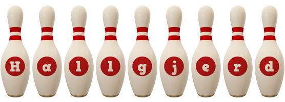 Hallgjerd bowling-pin logo