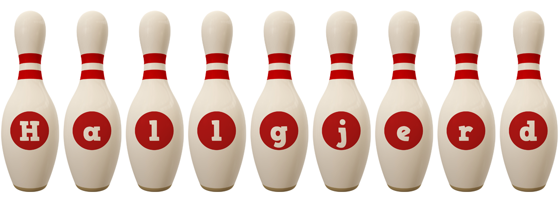 Hallgjerd bowling-pin logo