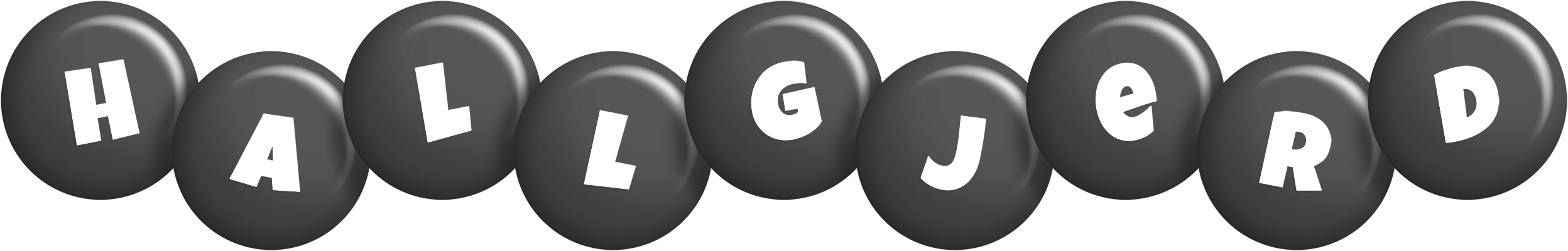 Hallgjerd candy-black logo