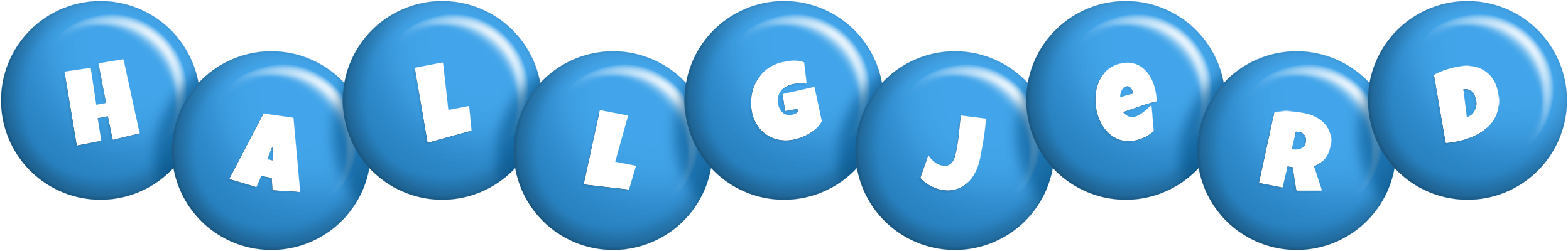 Hallgjerd candy-blue logo