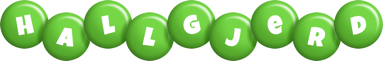 Hallgjerd candy-green logo