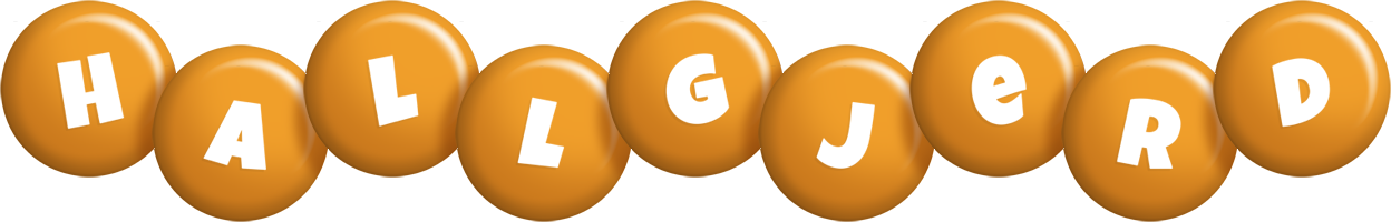 Hallgjerd candy-orange logo