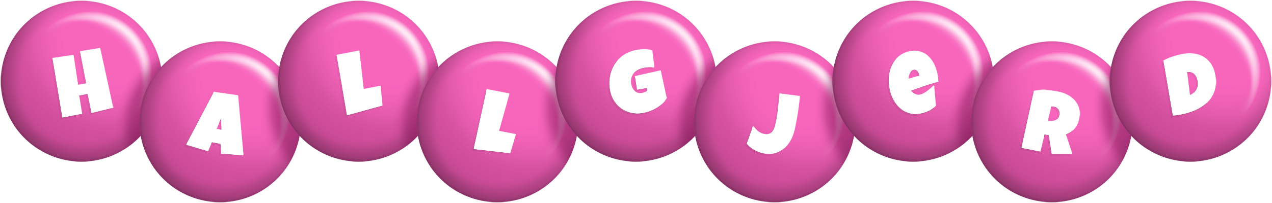 Hallgjerd candy-pink logo