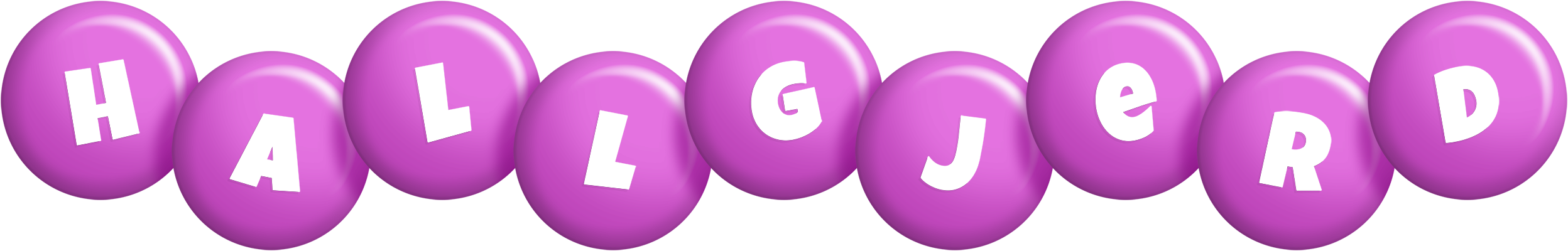 Hallgjerd candy-purple logo