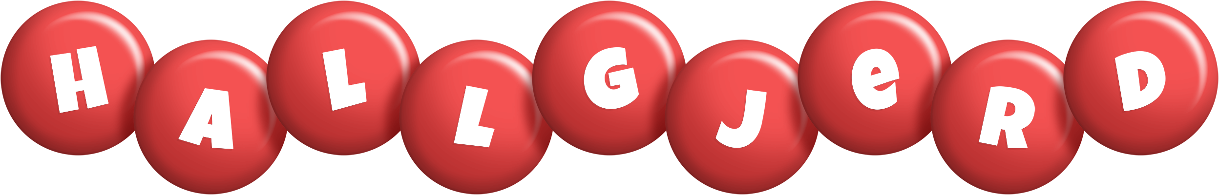 Hallgjerd candy-red logo