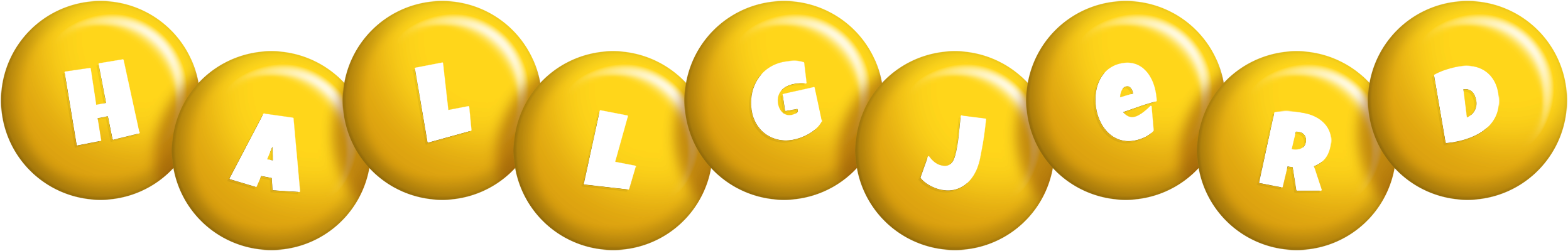 Hallgjerd candy-yellow logo