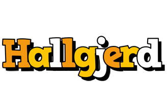 Hallgjerd cartoon logo