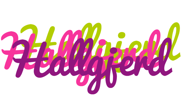 Hallgjerd flowers logo