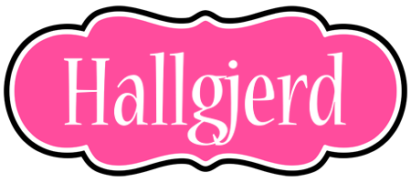 Hallgjerd invitation logo