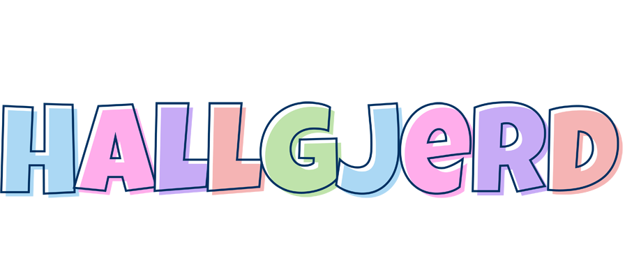 Hallgjerd pastel logo